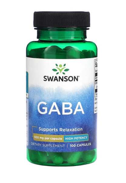 GABA, 500 mg - 100 gélules