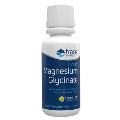 Liquid Magnesium Glycinate, Lemon Lime - 237 ml. Trace Minerals