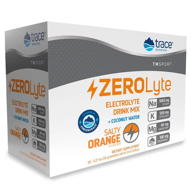 ZEROLyte - 30 packets Trace Minerals - Salty Orange