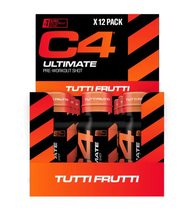 C4 Ultimate Pre-Workout Shot - 12 x 60 ml.