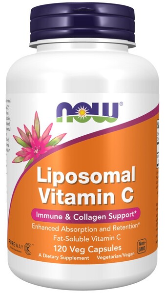 Liposomal Vitamin C — 120 cápsulas vegetales