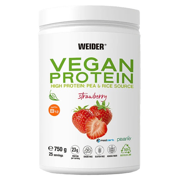 Vegan Protein · Fresa · 750 g