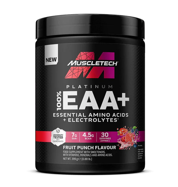 Platinum 100% EAA+ · Ponche de frutas — 399g · Ponche de frutas