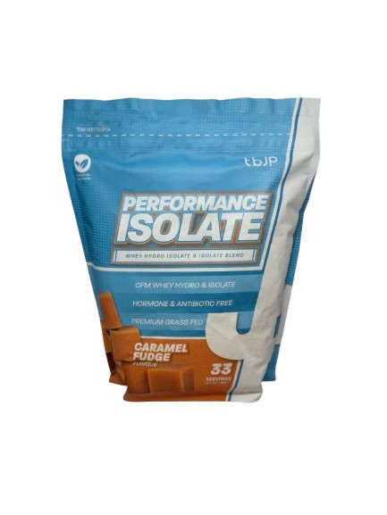 Performance Isolate - 1000g Trained by JP - Caramel Fudge