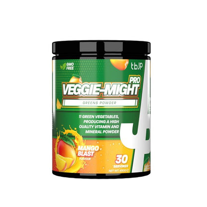 Veggie-Might Pro, Mango Blast - 450g Trained by JP