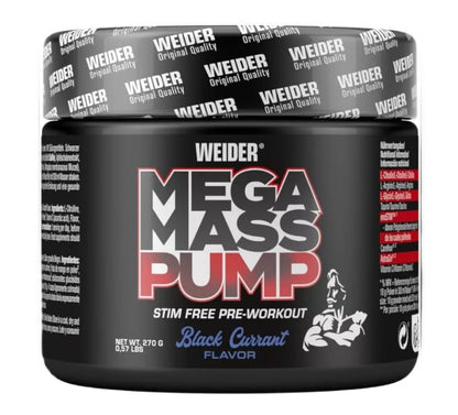 Mega Mass Pump · Black Currant — 270 g · Black Currant · 270 g