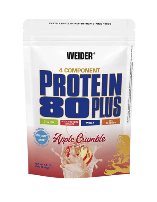 Protein 80 Plus — 500 g · Tarta de manzana · 500 g