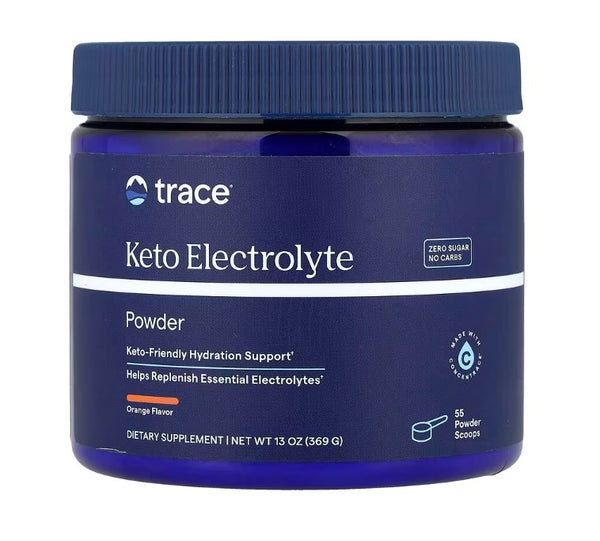 Keto Electrolyte Powder - 369g Trace Minerals - Orange