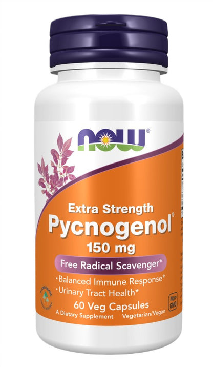 Pycnogenol, 150mg Extra Strength — 60 cápsulas vegetales
