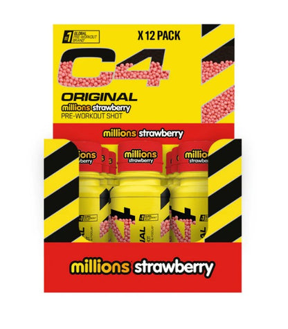 C4 Original Pre-Workout Shot - 12 x 60 ml.