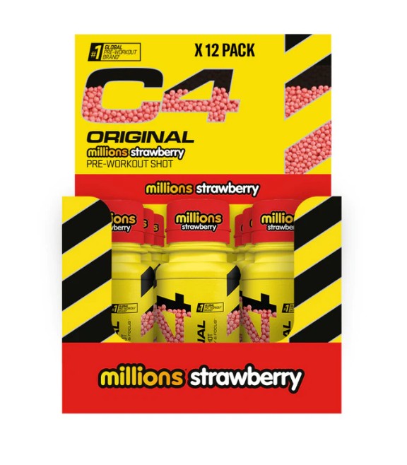C4 Original Pre-Workout Shot - 12 x 60 ml.