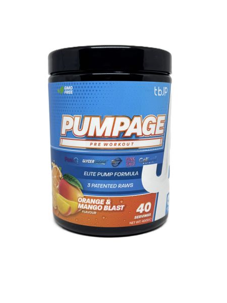 Pumpage - 400g Trained by JP - Orange & Mango