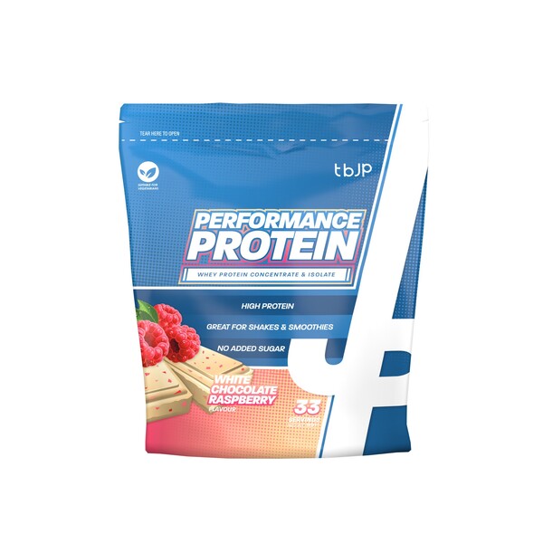 Performance Protein - 1000g Trained by JP - White Chocolate Raspberry