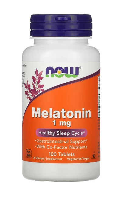Melatonin, 1mg — 100 comprimidos