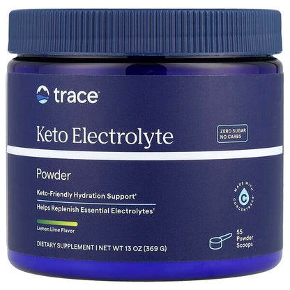 Keto Electrolyte Powder - 369g Trace Minerals - Lemon Lime