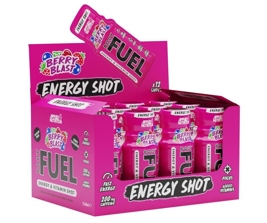 Bodyfuel Energy Shots - 12 x 60 ml.