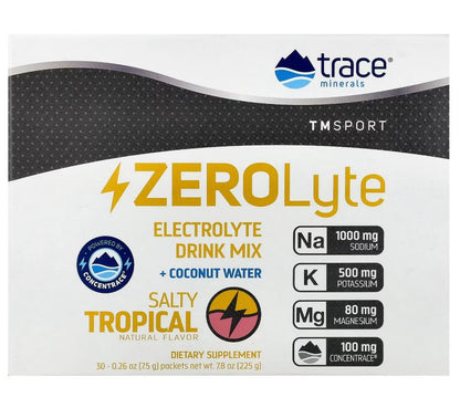 ZEROLyte - 30 packets Trace Minerals - Salty Tropical