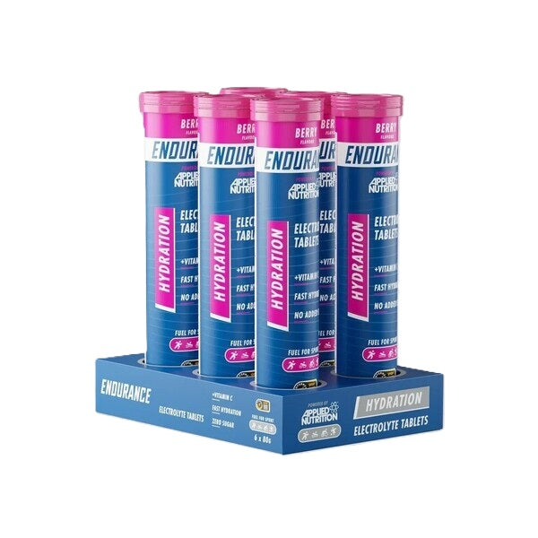Endurance Hydration Electrolyte Effervescent Tablets - 6 x 20 tabs