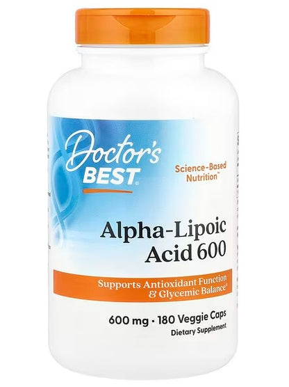 Acide alpha-lipoïque, 600 mg - 180 gélules végétales