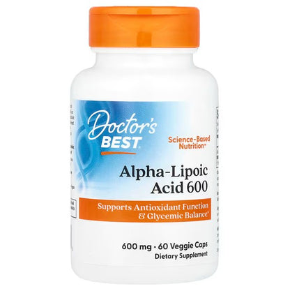 Acide alpha-lipoïque, 600 mg - 60 gélules végétales