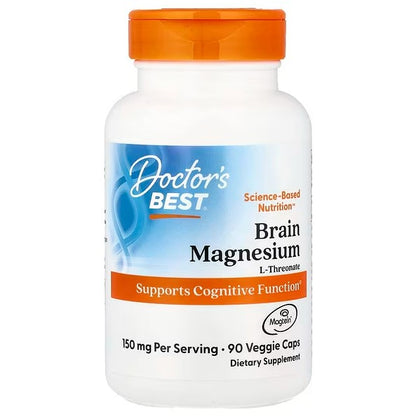 Magnésium cérébral avec Magtein, 150 mg - 90 gélules végétales
