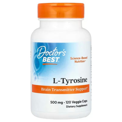 L-Tyrosine, 500 mg - 120 gélules végétales