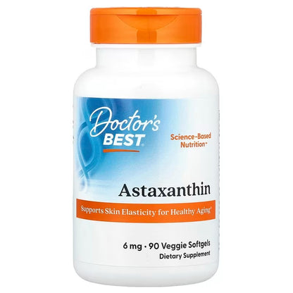 Astaxanthine, 6 mg - 90 capsules végétales