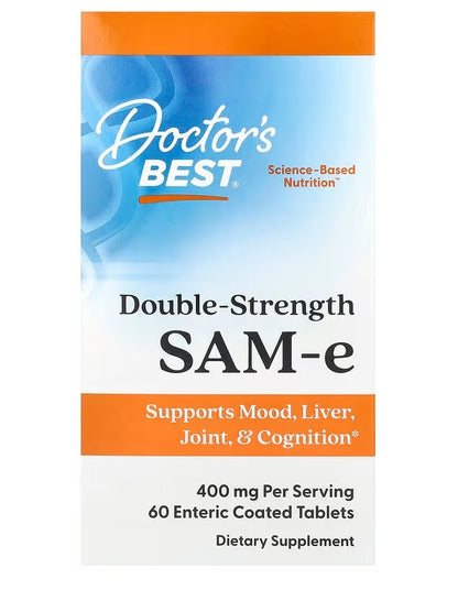 SAM-e, 400 mg double concentration - 60 comprimés