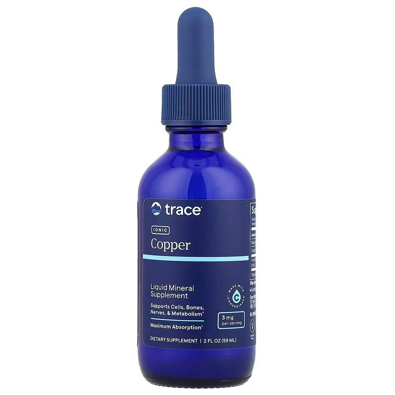 Ionic Copper, 3mg - 59 ml. Trace Minerals