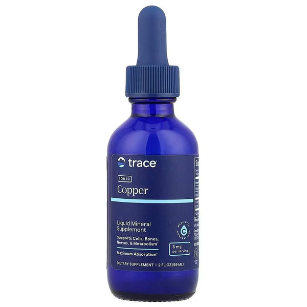 Ionic Copper, 3mg - 59 ml. Trace Minerals