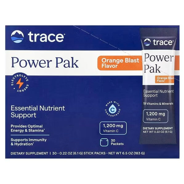 Power Pak - 30 packets Trace Minerals - Orange Blast