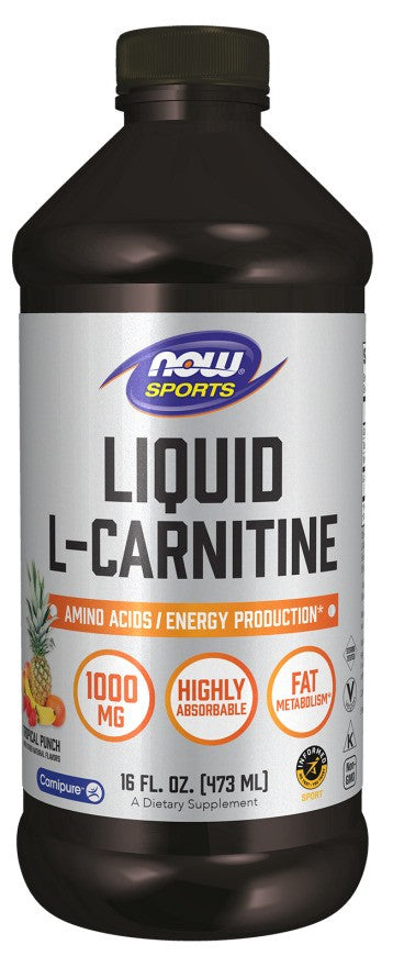 Liquid L-Carnitine, 1000mg — 473 ml · Ponche tropical