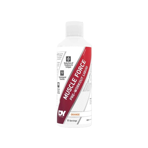 Muscle Force Liquid Pre-Workout - 500 ml. - Naranja