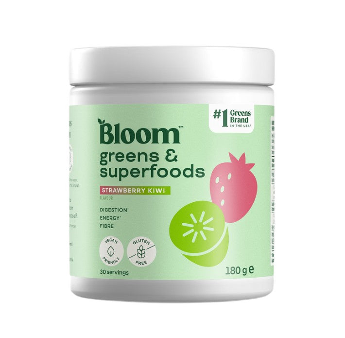 Greens & Superfoods - 180g Bloom - Strawberry Kiwi