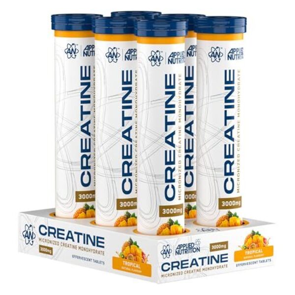 Creatine Monohydrate Effervescent Tablets - 6 x 16 tabs
