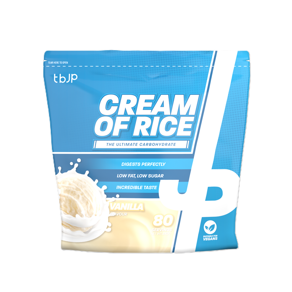 Cream of Rice - 2000g Trained by JP - Vanilla