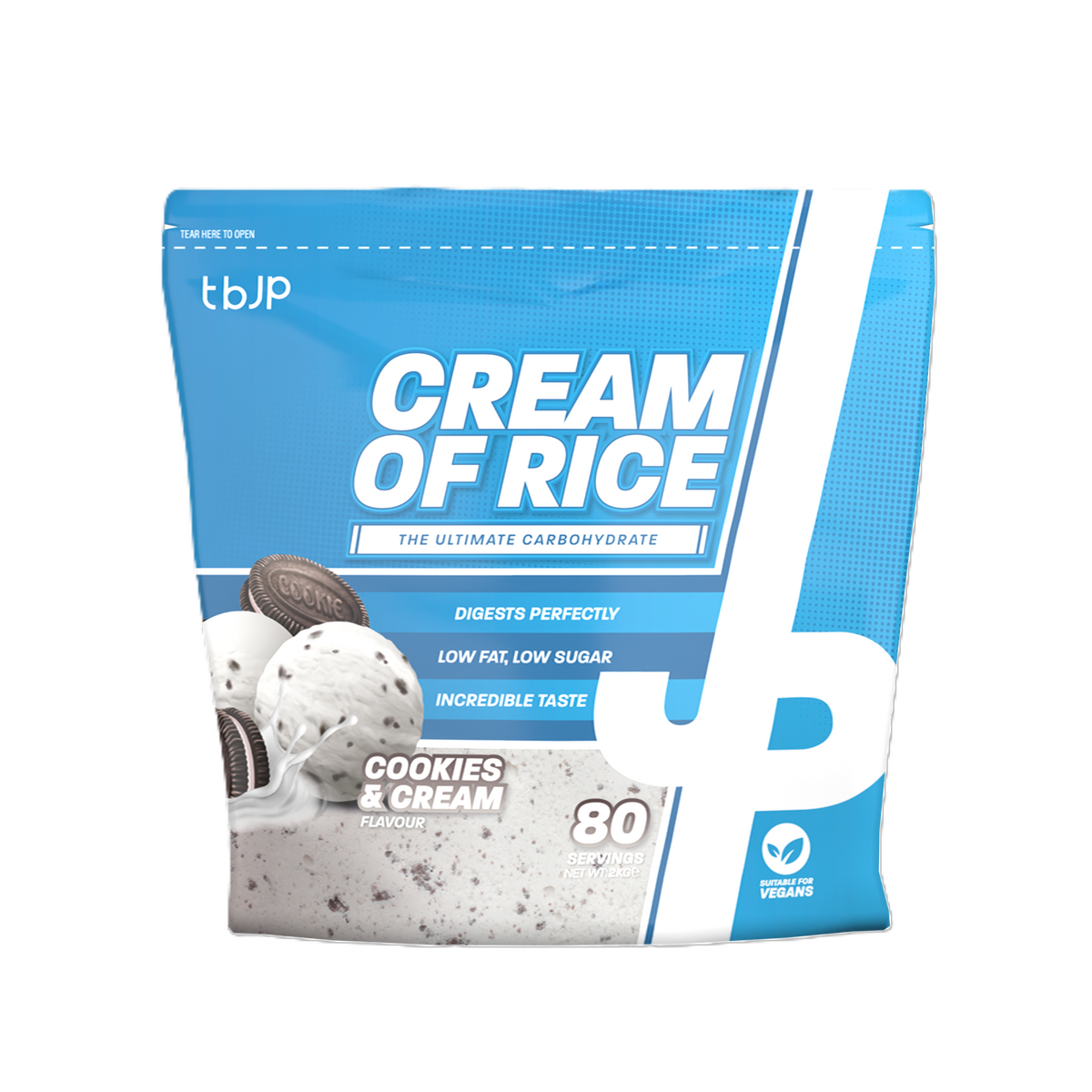 Cream of Rice - 2000g Trained by JP - Cookies & Cream