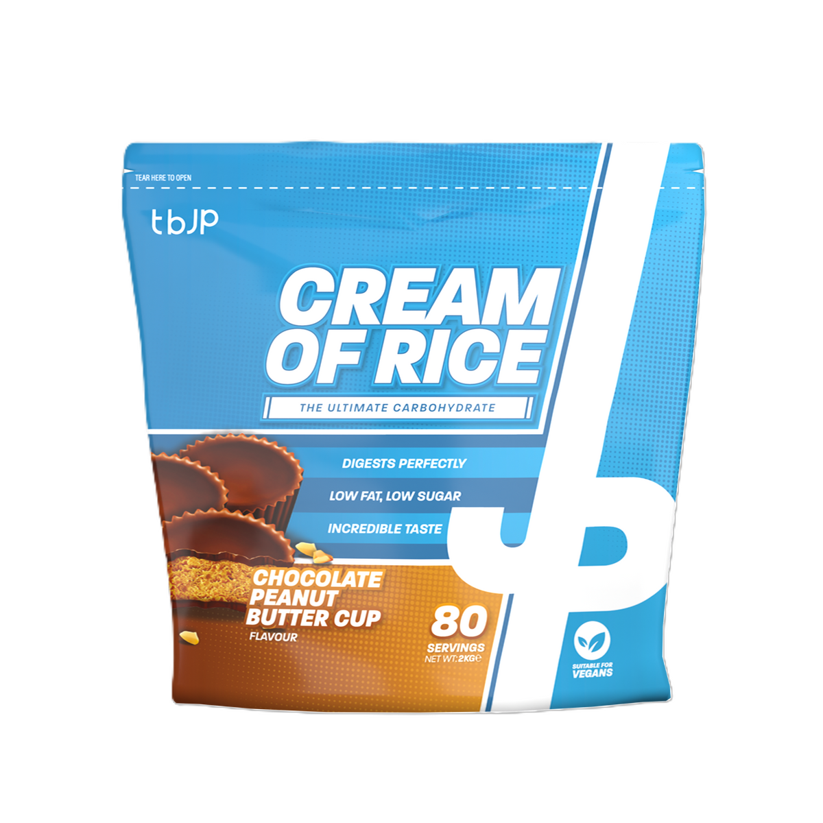 Cream of Rice - 2000g Trained by JP - Chocolate Peanut Butter Cup