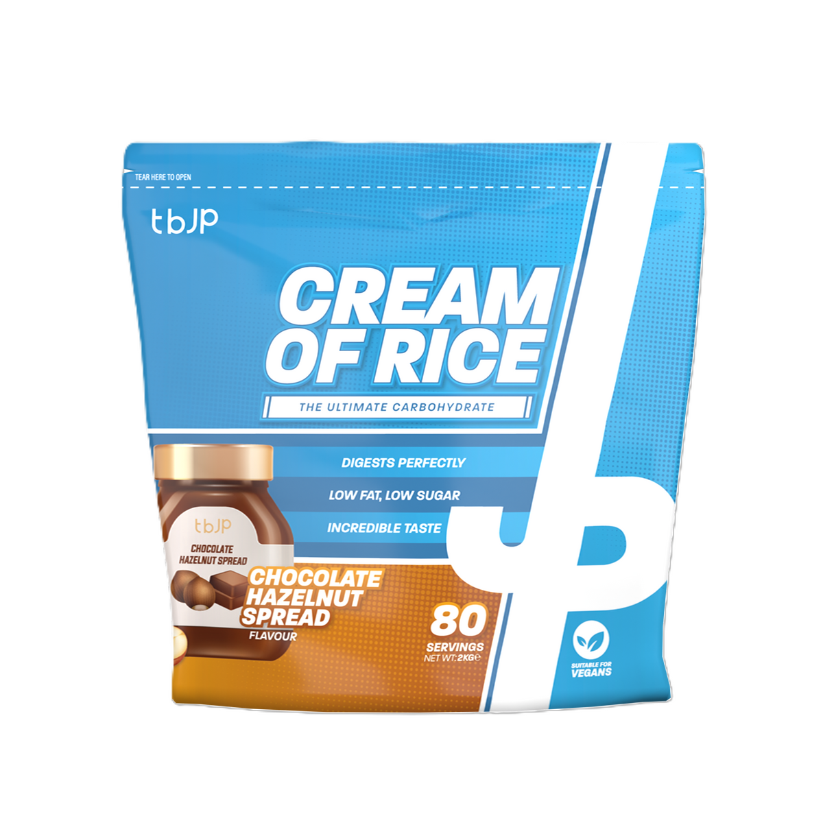 Cream of Rice - 2000g Trained by JP - Chocolate Hazelnut Spread