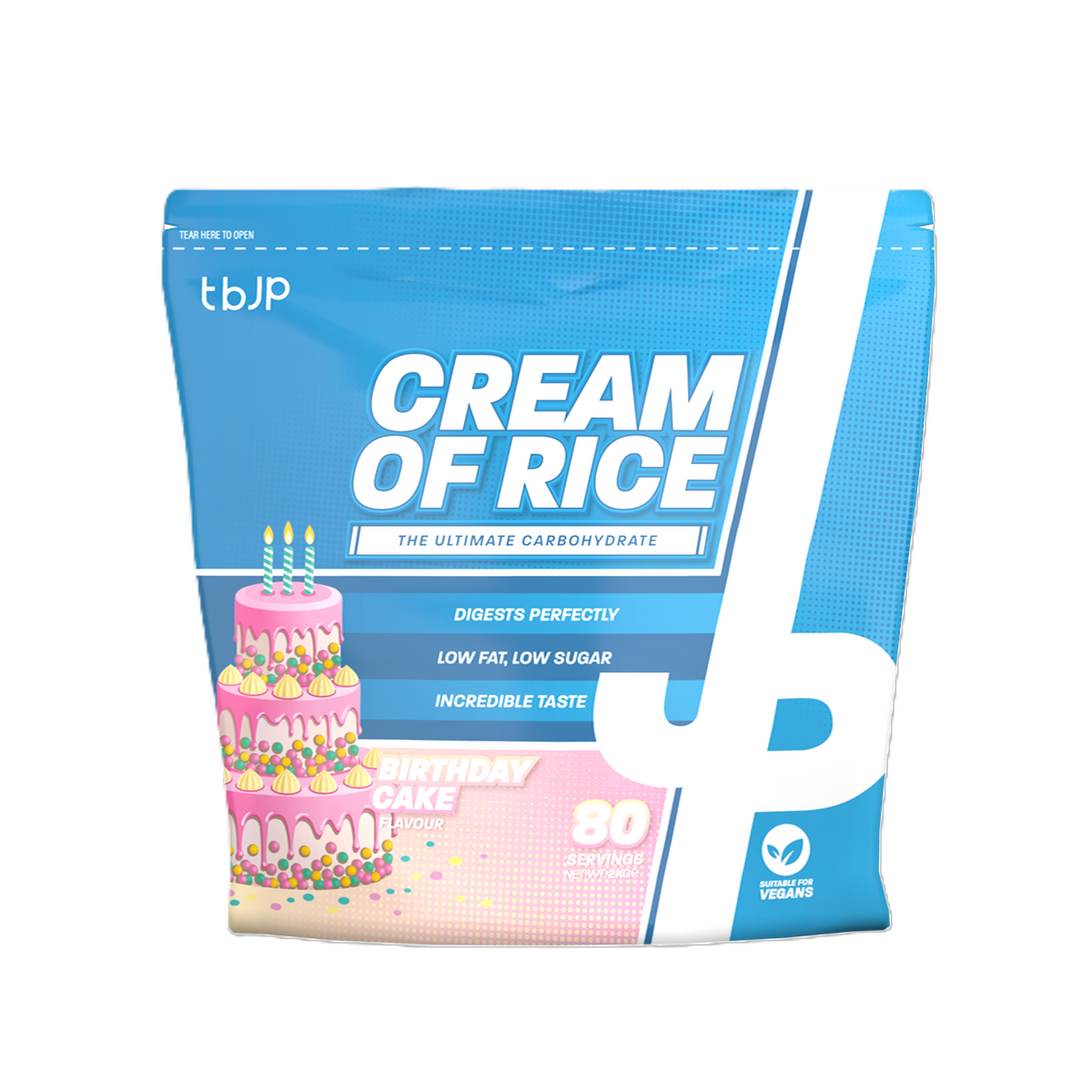 Cream of Rice - 2000g Trained by JP - Birthday Cake