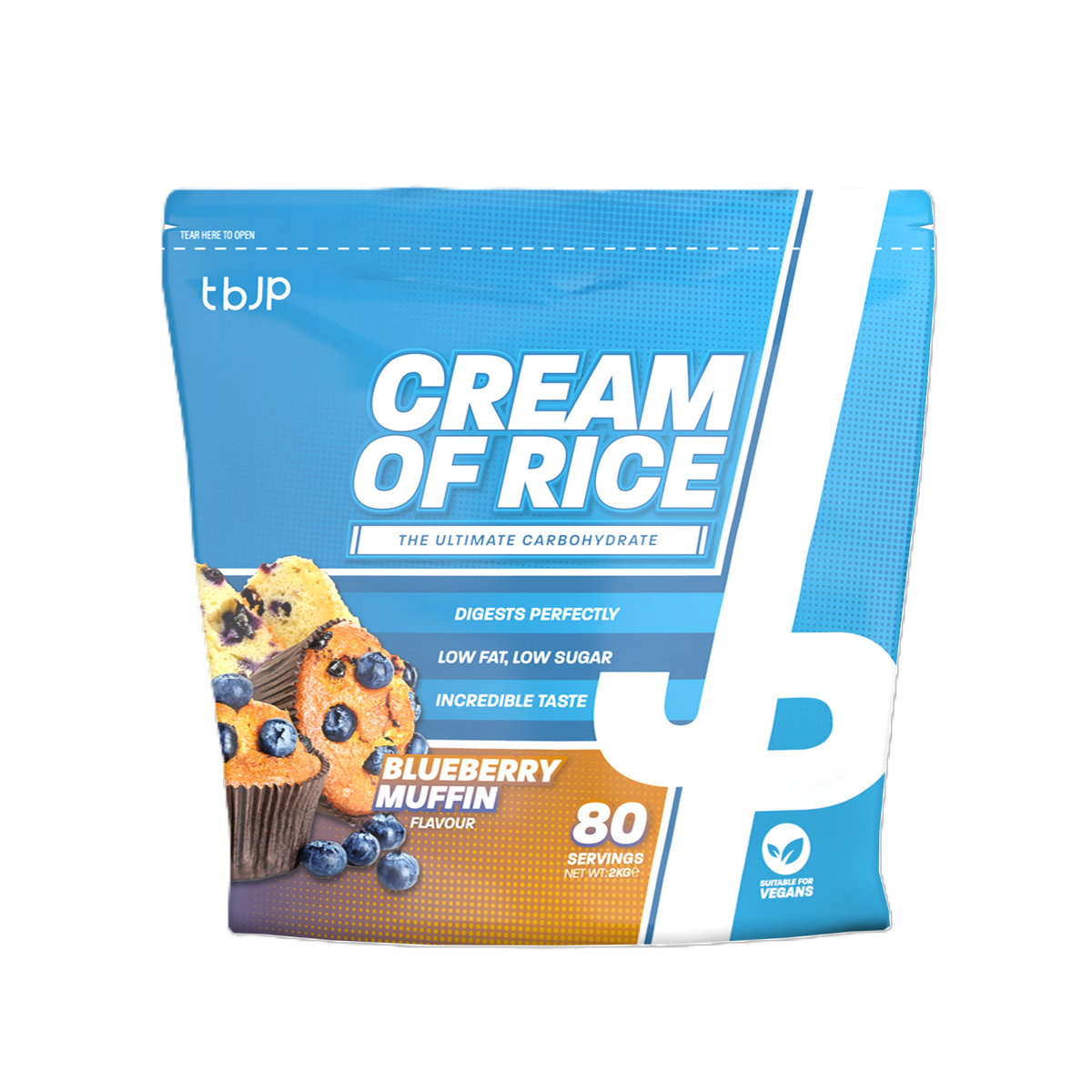 Cream of Rice - 2000g Trained by JP - Blueberry Muffin