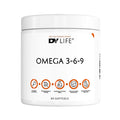 DY LIFE Omega 3-6-9 - 60 cápsulas blandas - Sin sabor