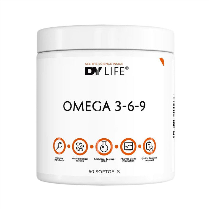 DY LIFE Omega 3-6-9 - 60 cápsulas blandas - Sin sabor
