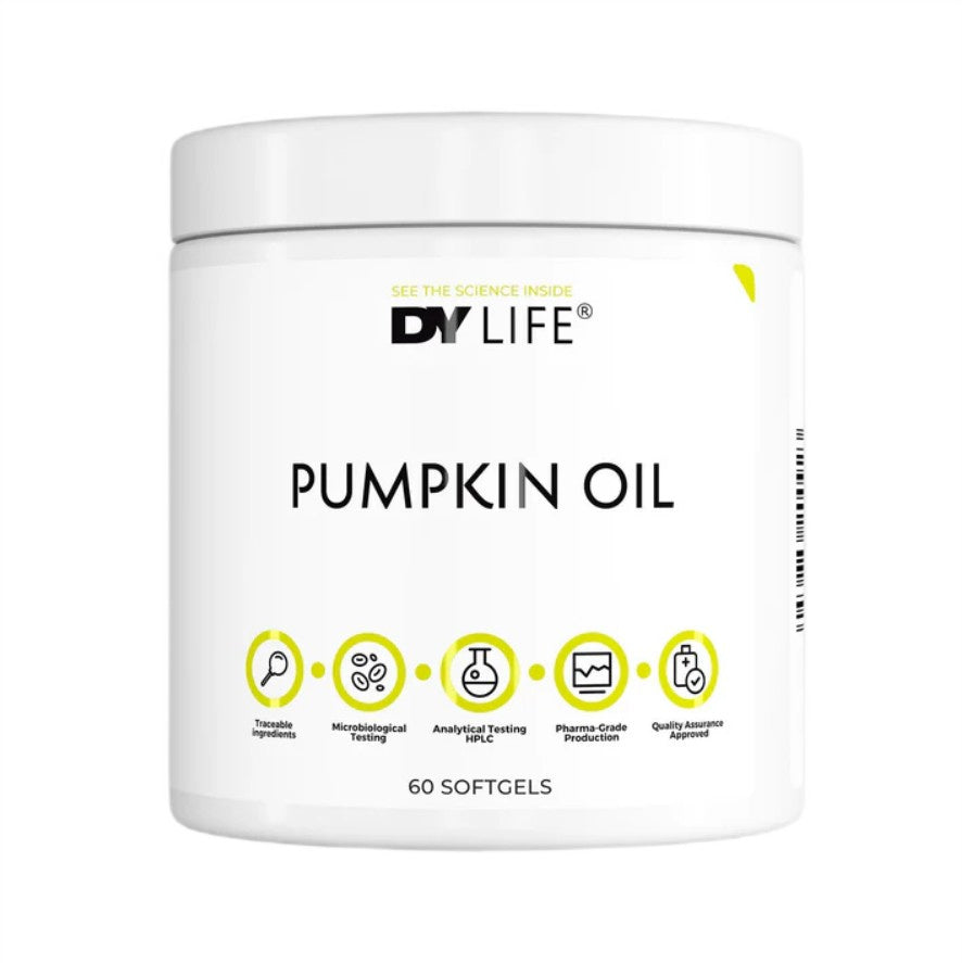 DY LIFE Pumpkin Oil - 60 cápsulas blandas - Sin sabor