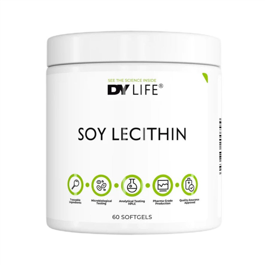DY LIFE Soy Lecithin - 60 cápsulas blandas - Sin sabor