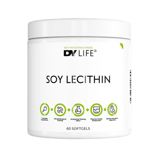 DY LIFE Soy Lecithin - 60 cápsulas blandas - Sin sabor