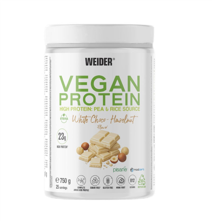 Vegan Protein · Chocolate blanco-avellana · 750 g