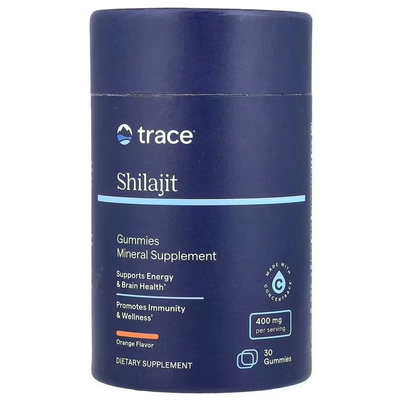 Shilajit Gummies, Orange - 30 gummies Trace Minerals