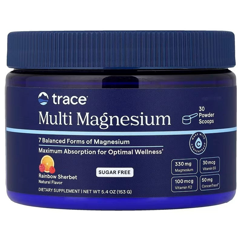Multi Magnesium - 153g Trace Minerals - Rainbow Sherbet