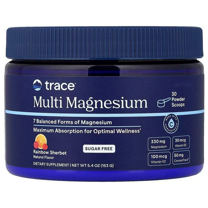 Multi Magnesium - 153g Trace Minerals - Rainbow Sherbet